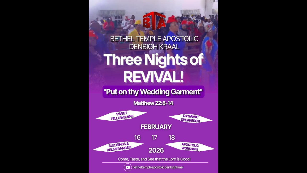 BTA Denbigh Kraal Three Nights of Revival 2026