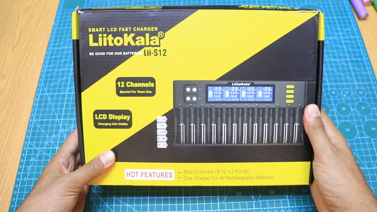 S12 Chargeur de batterie LCD 12 #diy