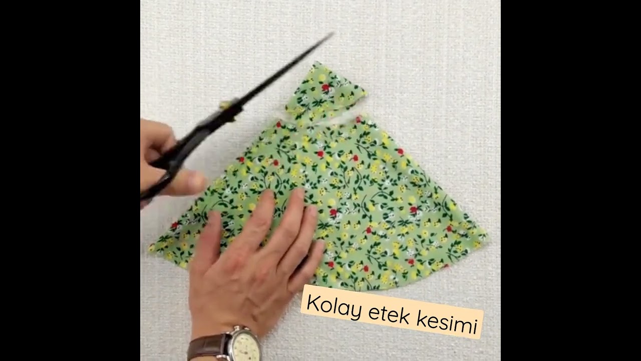 kolay etek kesimi ve dikimi 🧵🪡kanalimiza abone olun l&uuml;tfen bildirimleri a&ccedil;ın #craft #diy #kinitting