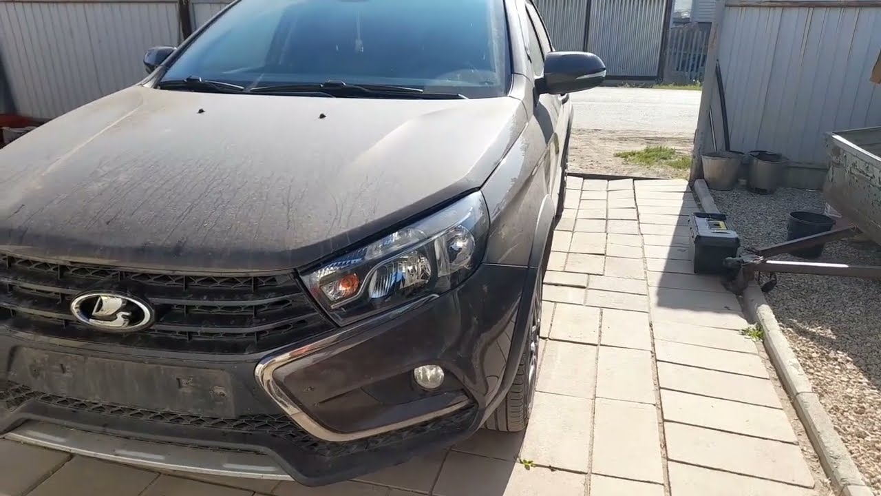 Lada vesta Установка сигнализация с автозапуском в Самаре. 89677611460