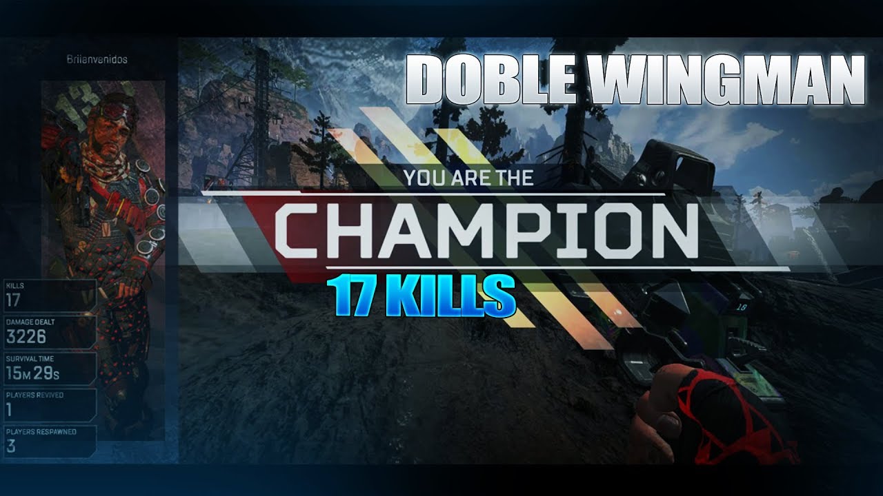 DOBLE WINGMAN - 17 BAJAS - APEX LEGENDS 1000 KILLS