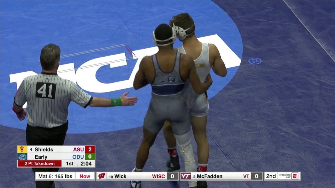 2018 NCAA Wrestling 157lbs: Josh Shields (Arizona State) dec Larry Early (Old Dominion)