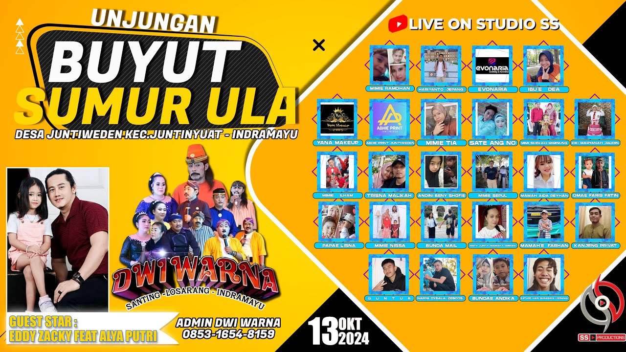 🔴 {LIVE SIANG} DWI WARNA ACARA ADAT TRADISI UNJUNG MBAH BUYUT SUMUR ULA 2024 // 13 OKTOBER 2024