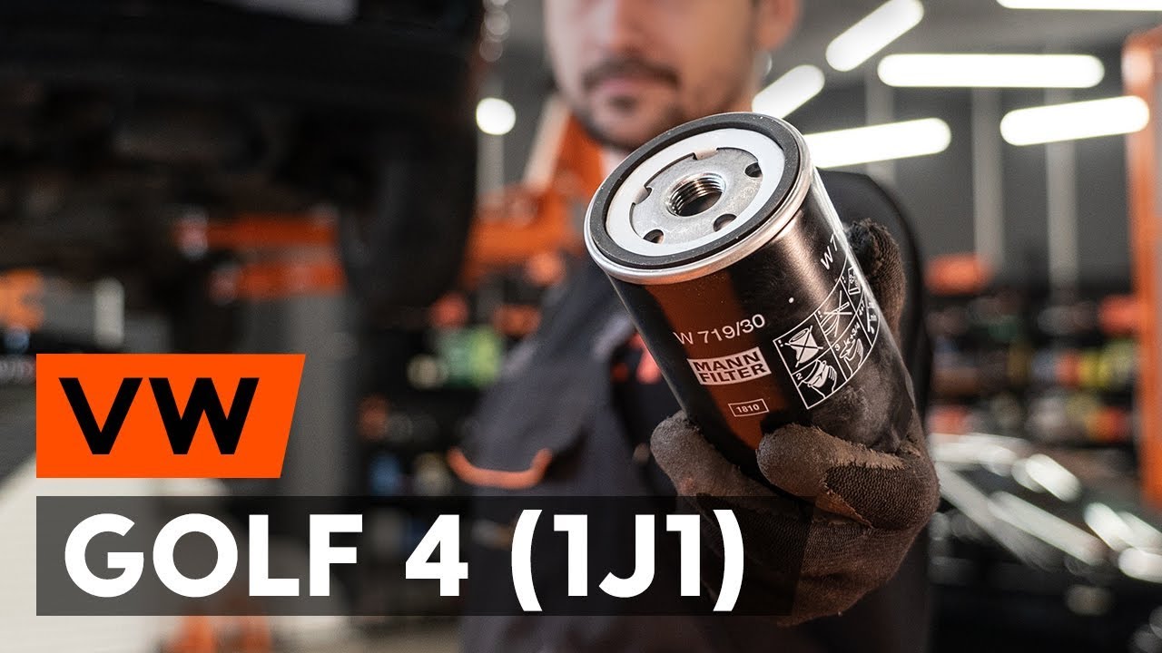 How to change&nbsp;oil filter and engine oil&nbsp;on VW GOLF 4 (1J1) [TUTORIAL AUTODOC]