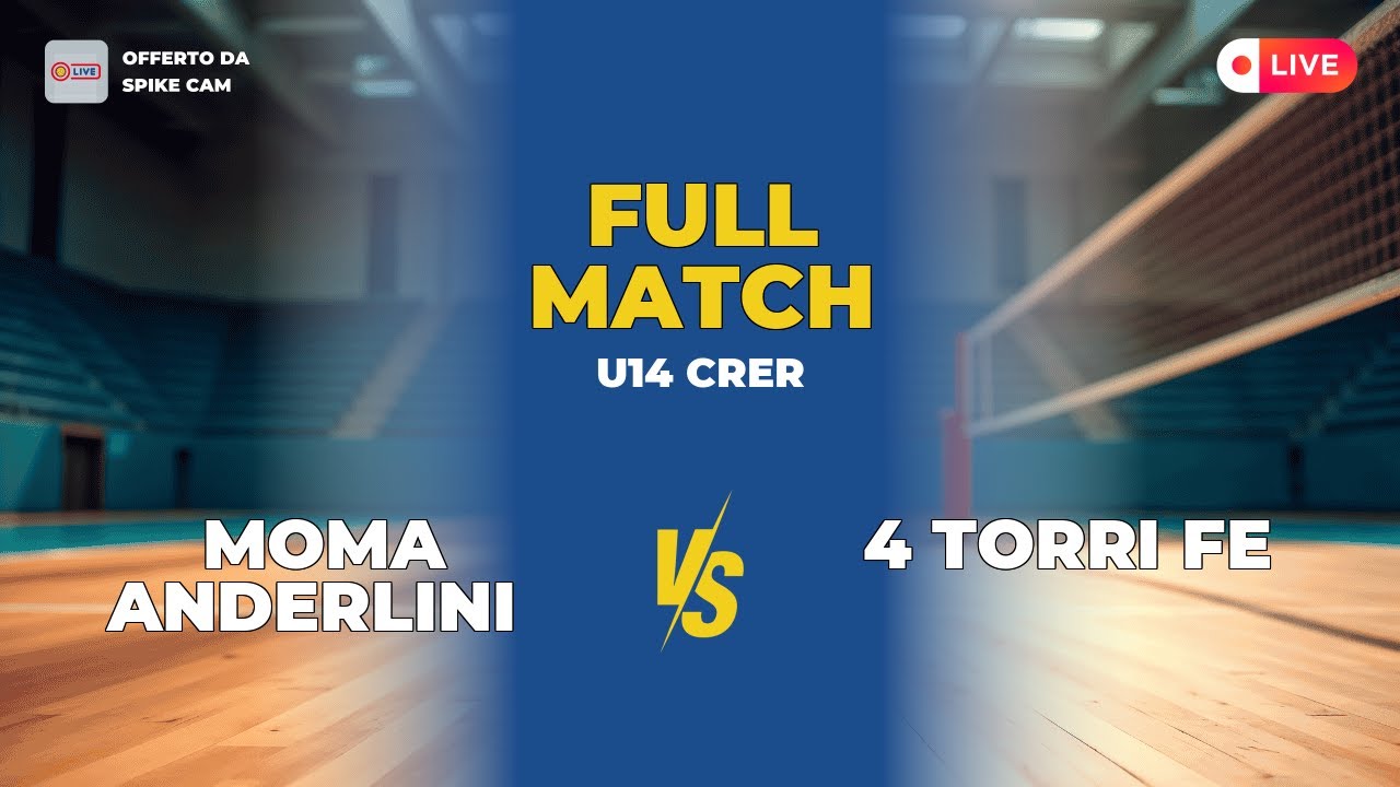 Moma Anderlini vs 4 Torri FE | U14 CRER