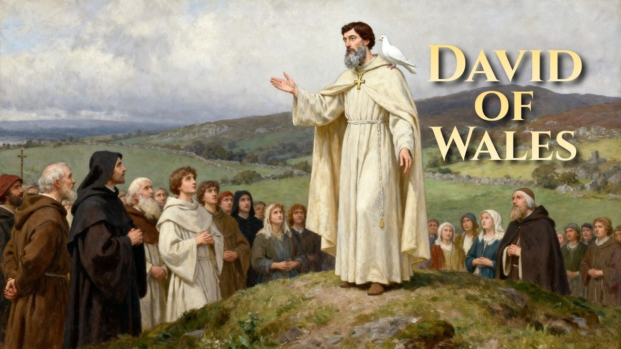 The Saint Who Made a Hill Rise Beneath His Feet | St. David of Wales