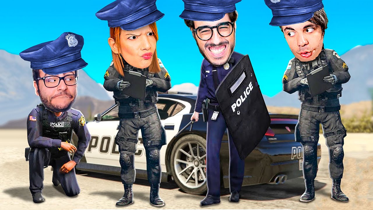 SONO DIVENTATO UN POLIZIOTTO CON I MIEI AMICI SU GTA 5!