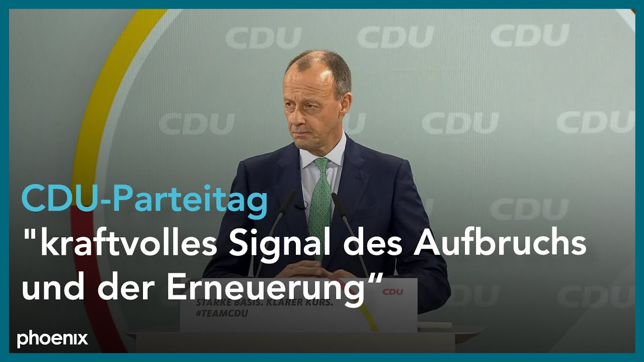 CDU-Parteitag: Wahlrede von Friedrich Merz