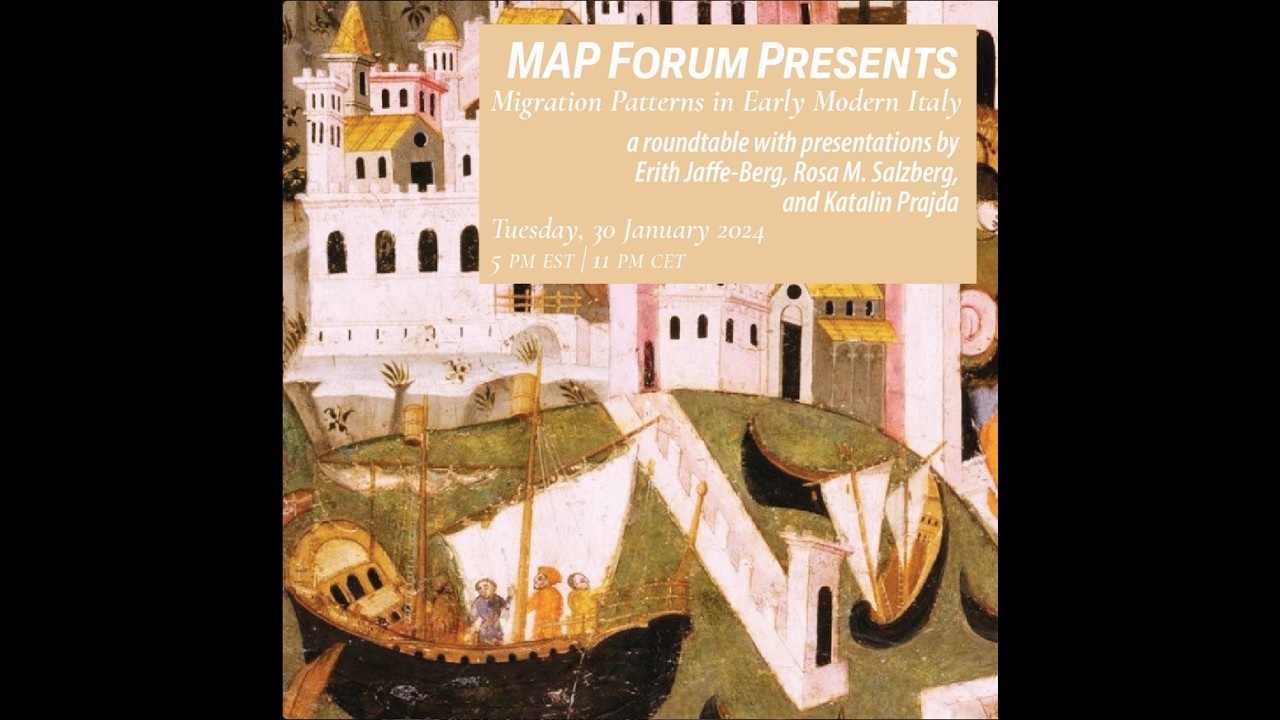 Migration Patterns in Early Modern Italy - Roundtable