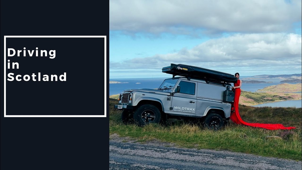 How is driving in Scotland- Car Rental in Scotland - Driving NC-500 Land Lover Defender Sima Ovissi
