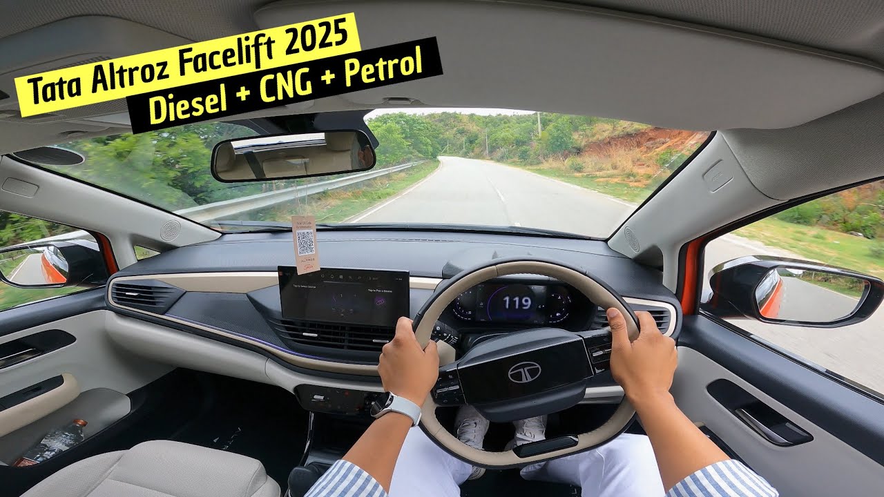 Tata Altroz Facelift 2025 Diesel + Petrol + CNG Drive Review: Performance, Mileage & On Road Price ?