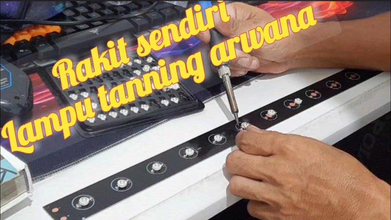 Rakit lampu tanning Arwana super red | LED HPL