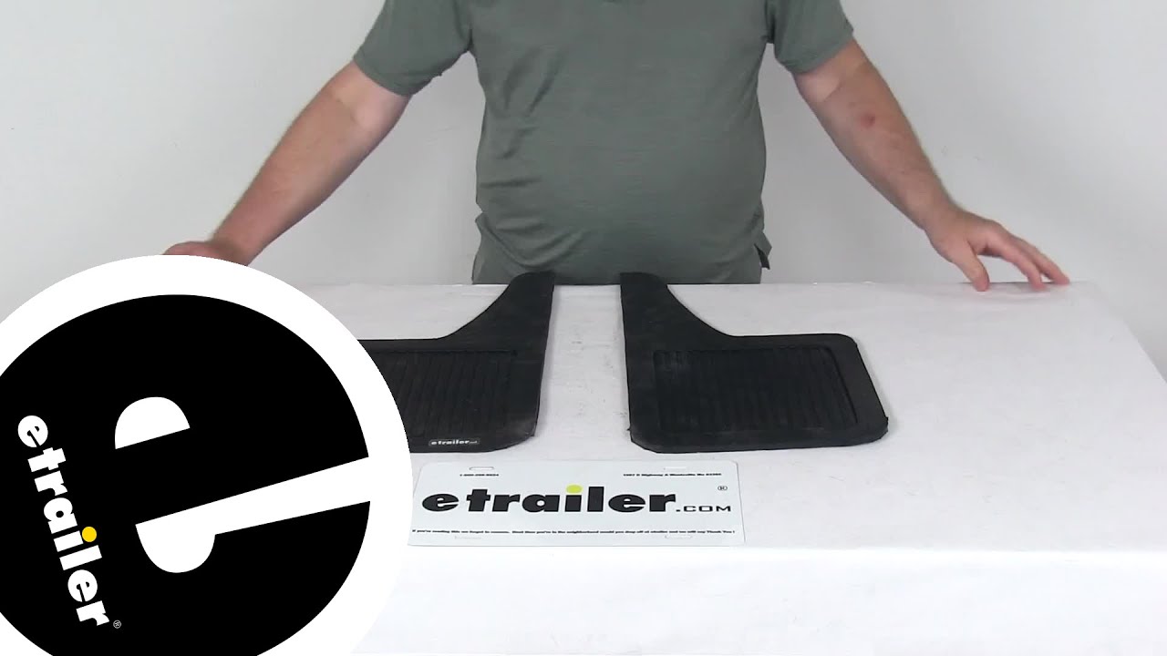 etrailer | Hands-On with the Truck Mud Flaps-337B1018LSP