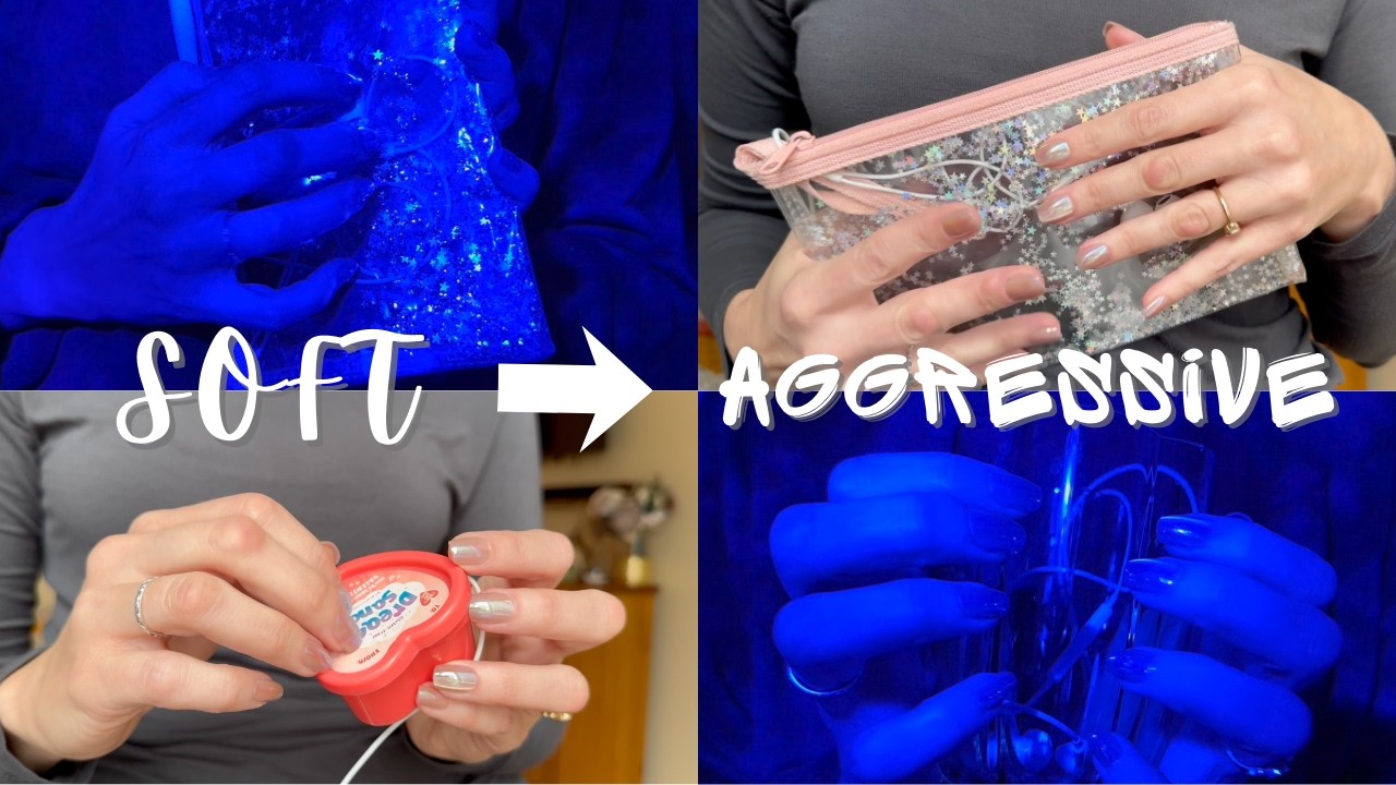 Tapping Only- Layered Sounds- Plastic, Glass, Wood, Metal