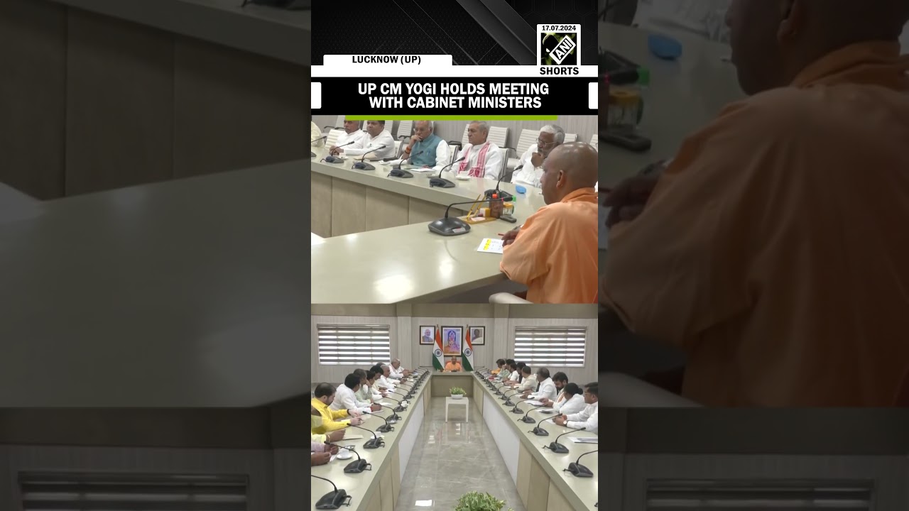 UP CM Yogi holds meeting with cabinet ministers for assembly by-election