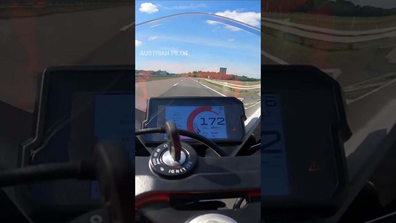New Gen Ktm RC 390 acceleration and top speed &brvbar;Austrian pilot