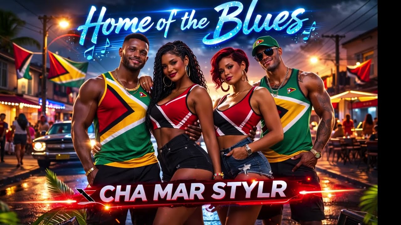 Home of the Blues🔥 Straight Outta Guyana CHA MAR STYLE #guyanesemusic #trinidad #orlando #canada