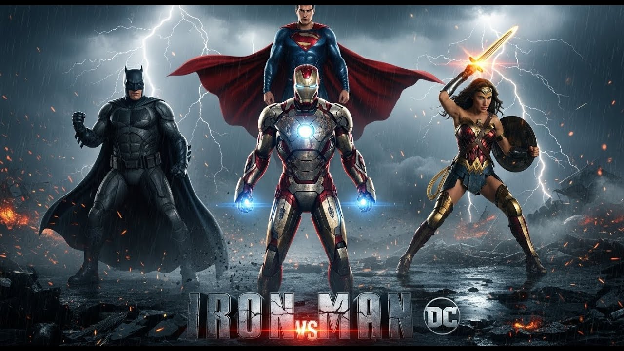 IRON MAN vs DC Heroes | Epic Snyder Cut Style Cinematic Showdown (Marvel vs DC Battle)