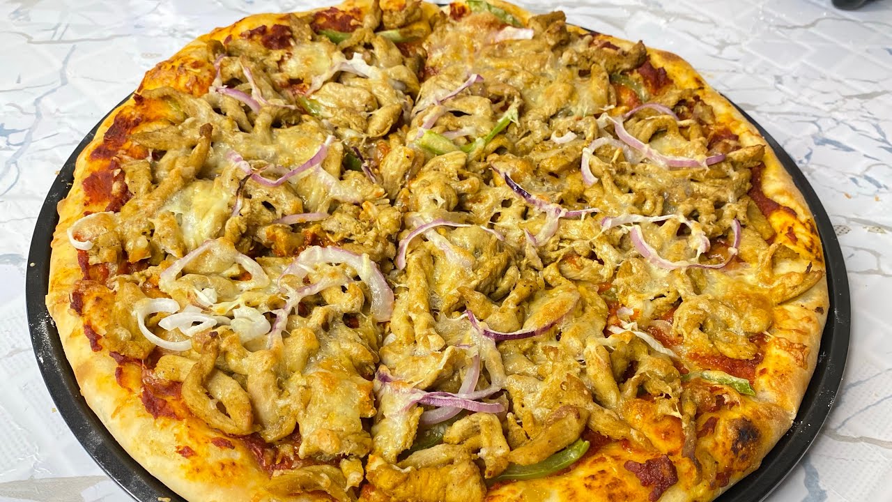 Chicken Pizza🍕aad u macaan oo Jilcan🤤/Homemade Delicious Pizza|Chef Hussein