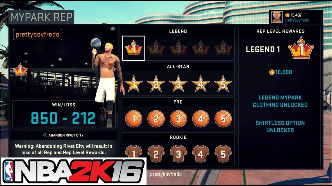 NBA 2K16| FINALLY A MyPark LEGEND!!! The King is BACK!- Prettyboyfredo