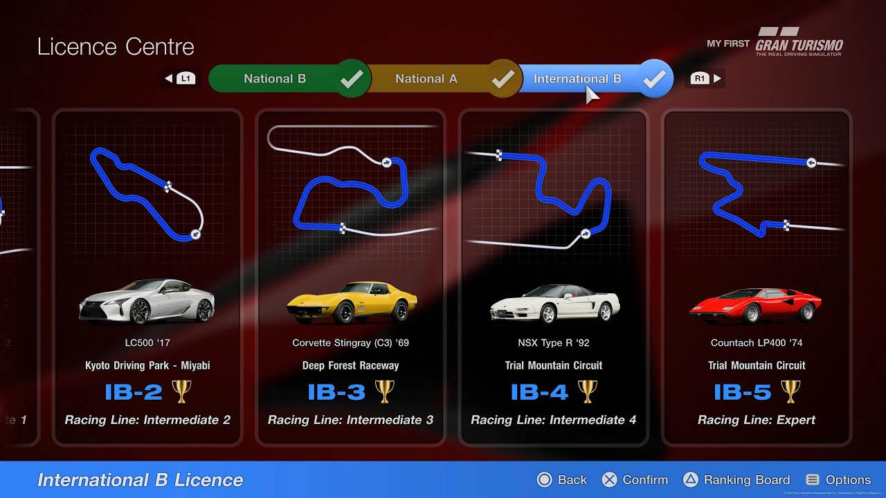My First Gran Turismo | License Centre International B All Gold & Unlocked [PS5Pro]