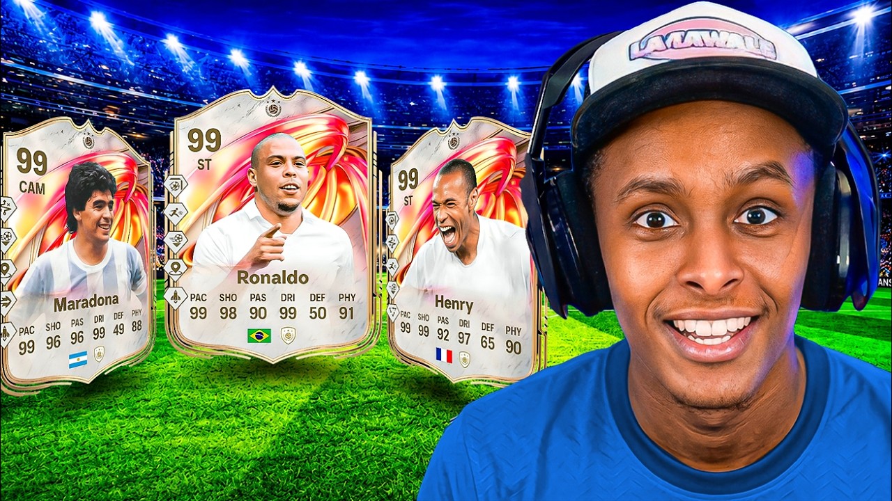 20 ПАКОВ С ИКОНАМИ ОПРЕДЕЛЯТ МОЙ СОСТАВ ДЛЯ FUT CHAMPS!