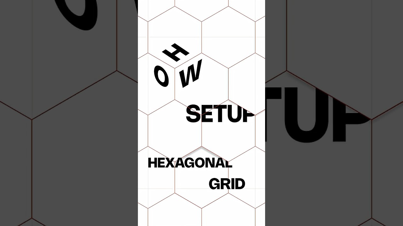 How setup hexagonal grid