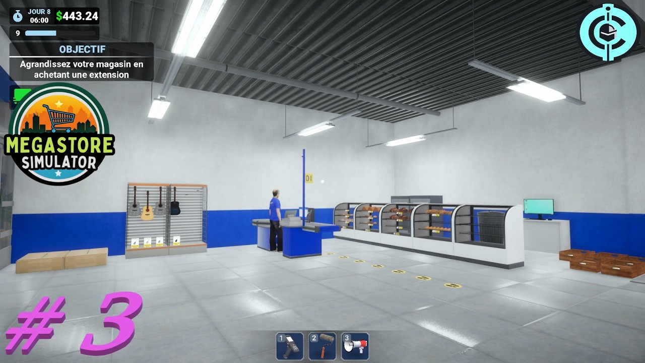 megastore simulator #3: On investit dans la musique, on paye cher mais ça rapporte.