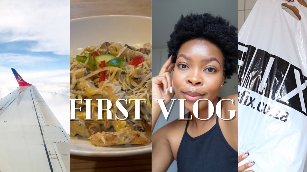 FIRST VLOG | TRAVELLING | SHOPPING | GRWM (MAKEUP) | SOUTH AFRICAN YOUTUBER | MINENHLE GOGE