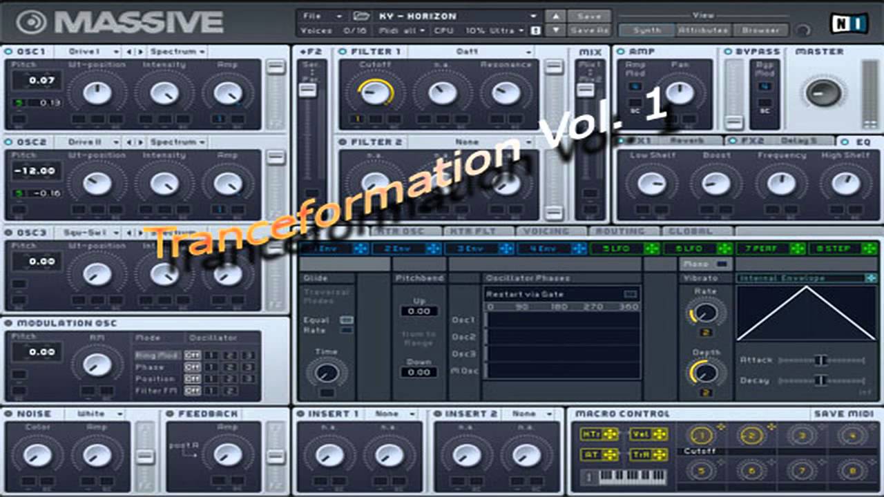 Tranceformation Vol. 1 - (Free NI Massive Soundset)