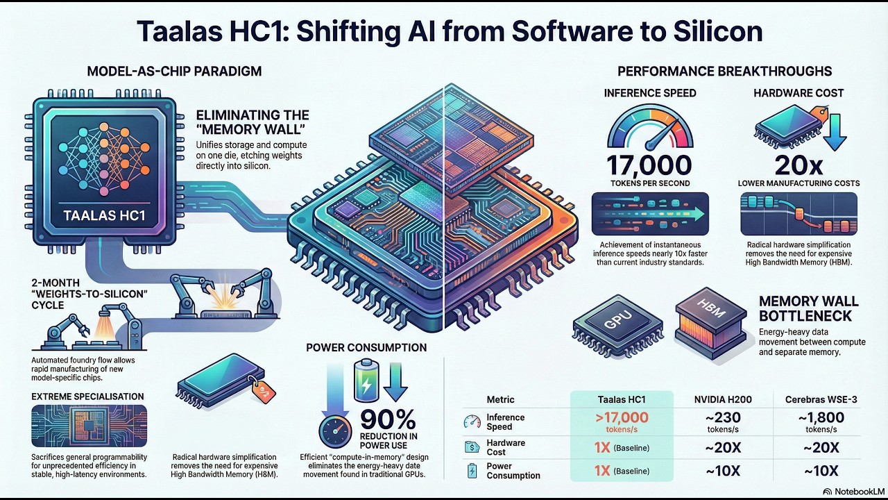 🎯 17,000 Tokens Per Second Per User? Inside Taalas HC1 & The AI Hardware Shift