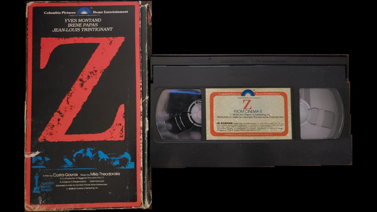 Closing to Z 1980 VHS