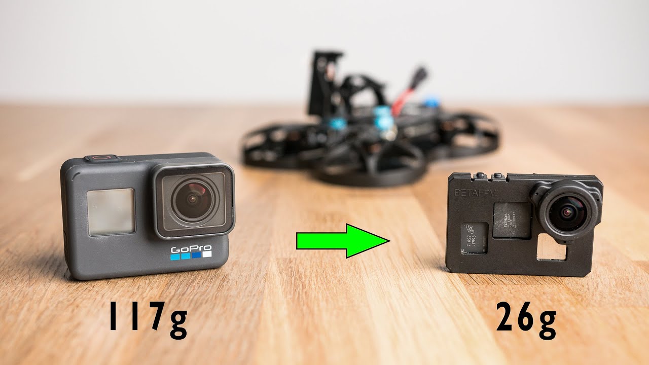 How to de-case a GoPro Hero 6 Black and make an ultralight cinewhoop with the Beta95X V2