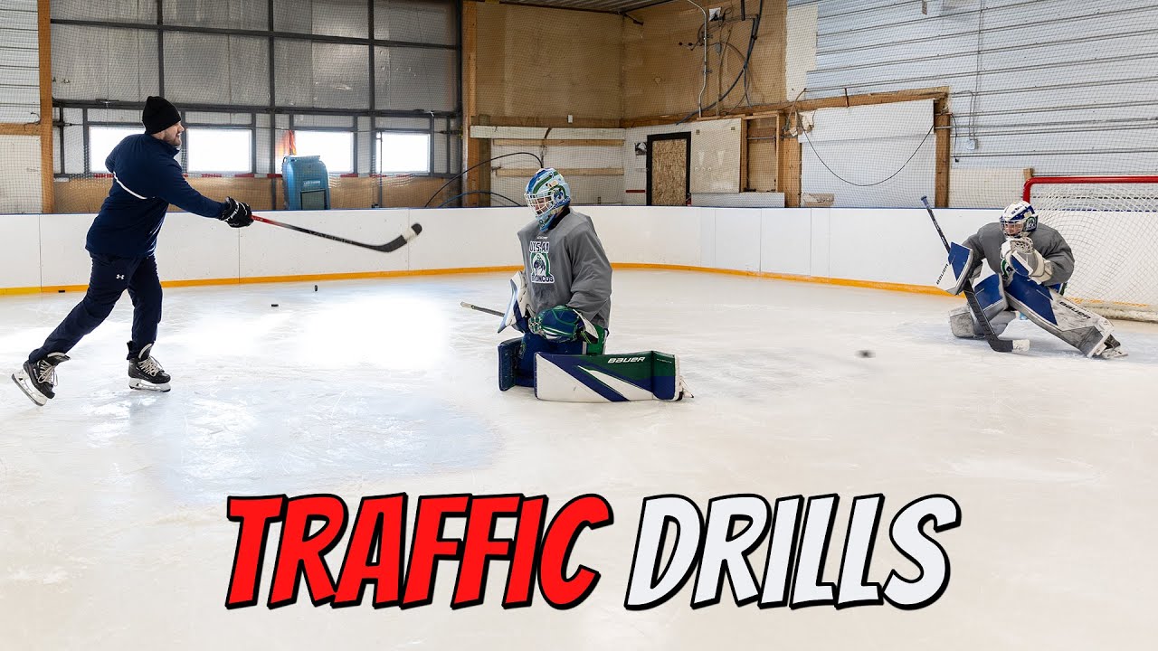 Hockey Goalie Partner Training Session