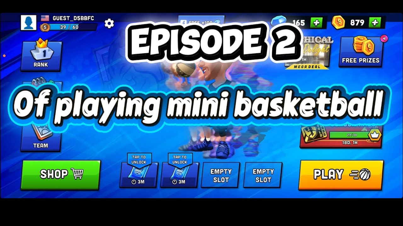 Playing mini basketball (episode 2)