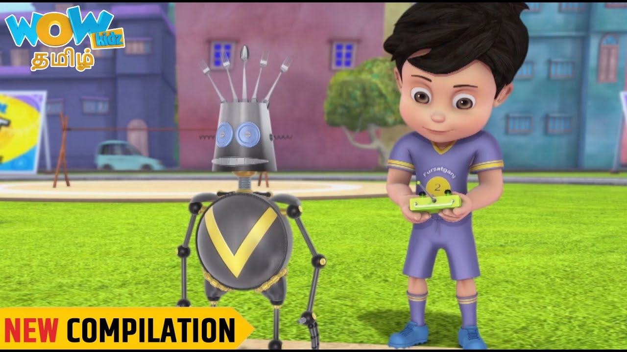 Vir The Robot Boy | New Compilation - 12 | தமிழ் கதை | Malayalam Cartoon | Tamil Cartoon