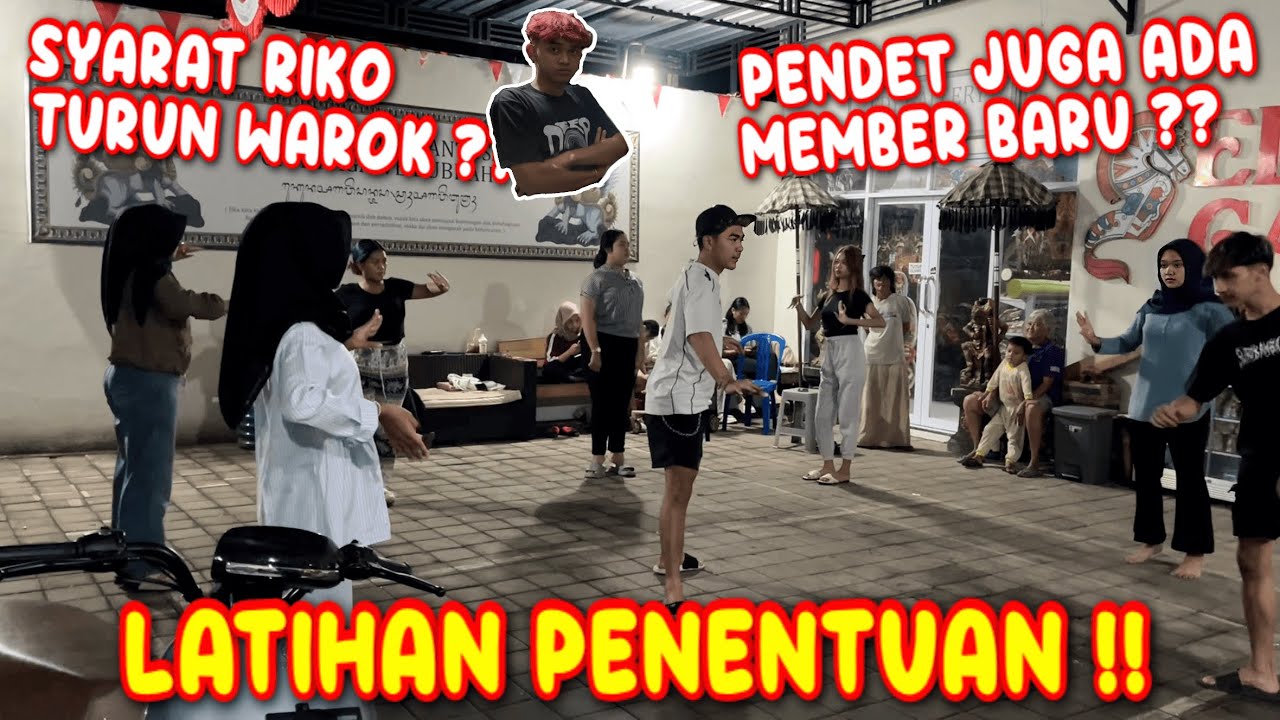 LATIHAN TERAKHIR SEBELUM PENTAS ! Penentuan siapa saja yang layak turun pentas.