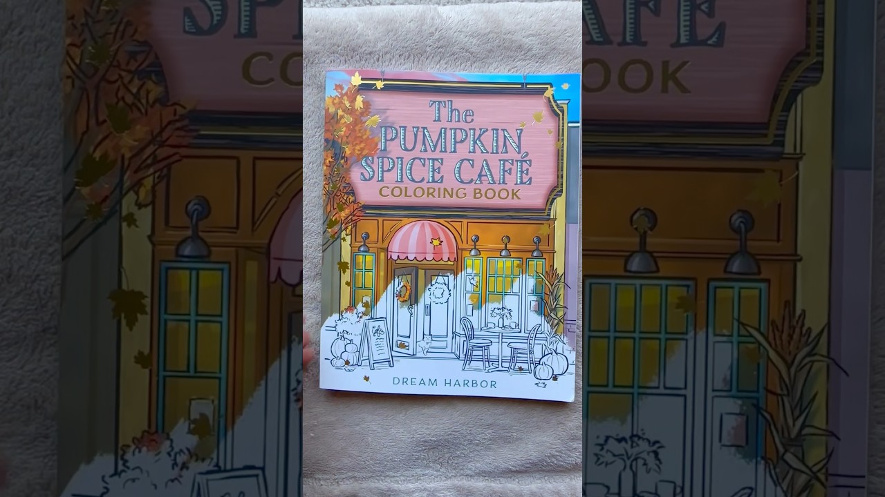 *NEW* Pumpkin Spice Cafe Coloring Book #gilmoregirls #autumn #booktok