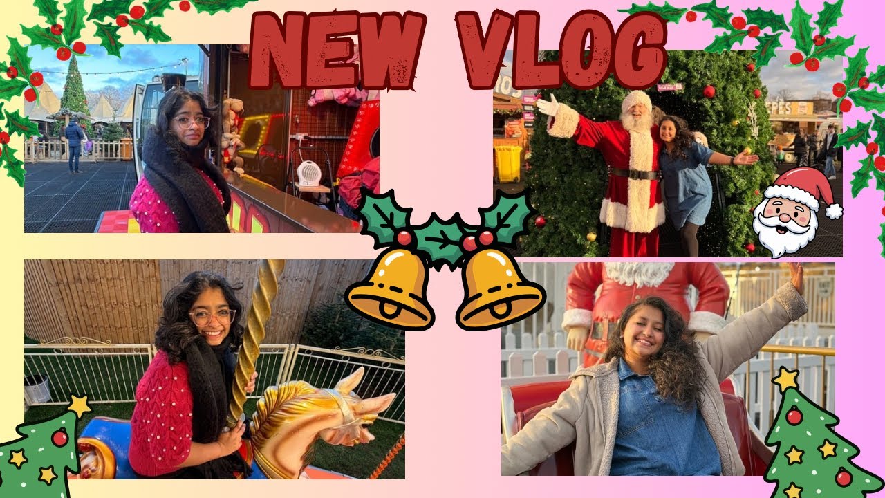 🎄 કેમ્બ્રિજ ક્રિસમસ ફનફેરમાં બહેનોની ધમાલ! નાનીની બર્થડે સેલિબ્રેશન 🎉