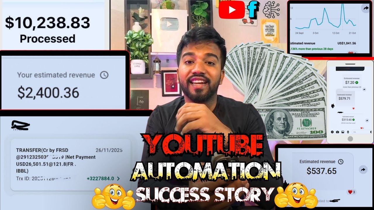বছর শেষে আমাদের Youtube Automation টিমের মেম্বারদের ইনকাম কেমন হলো?