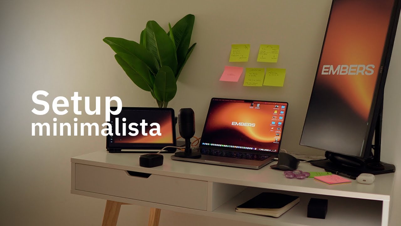 Meu setup minimalista (provis&oacute;rio)