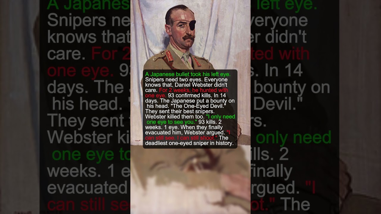 1 One-Eyed Sniper Killed 93 Japanese in 2 Weeks | Military History Talks