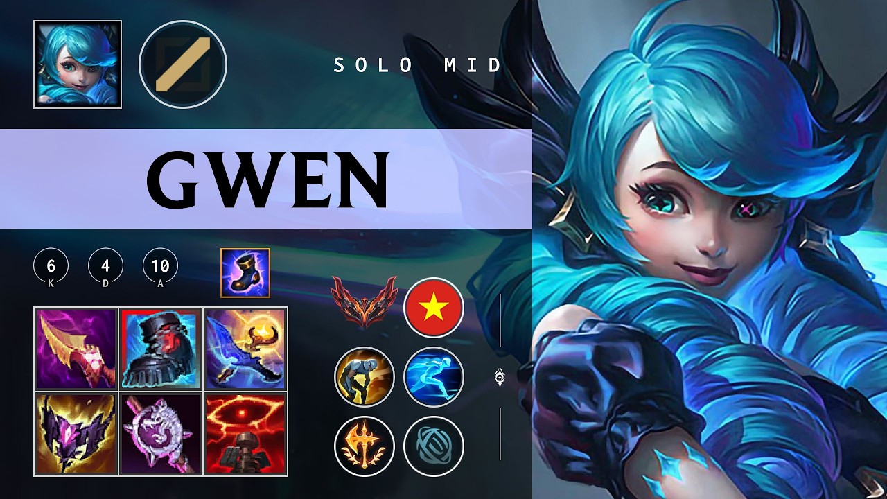 Gwen Mid vs Malzahar - VN Grandmaster Patch 26.04