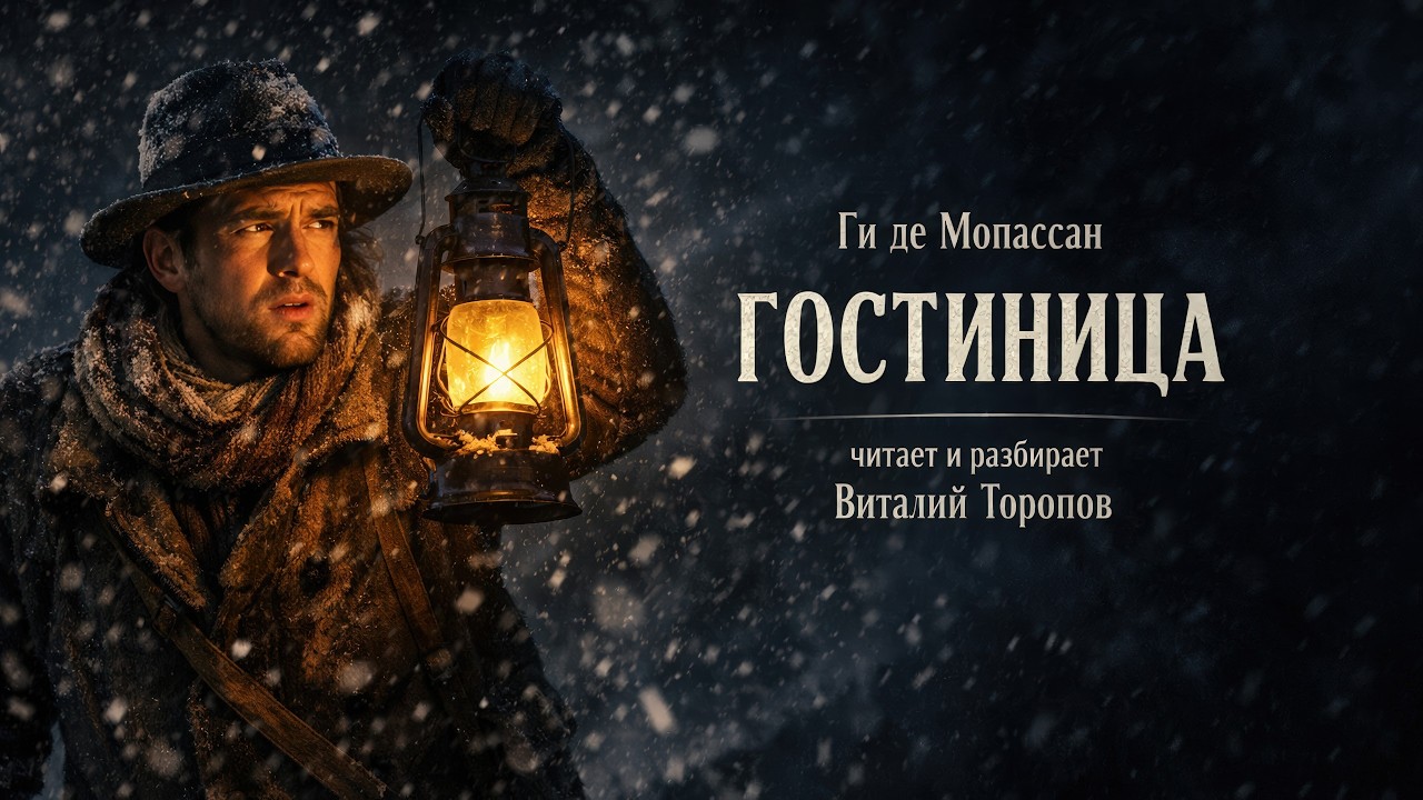 Ги де Мопассан. Гостиница. Читает и разбирает Виталий Торопов