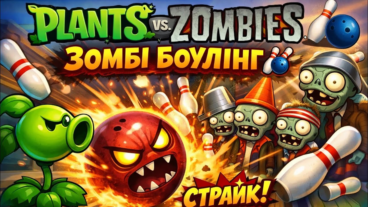 🧟‍♀️ СУПЕР БОУЛИНГ С ЗОМБИ 🔥 Растения против Зомби Прохождение