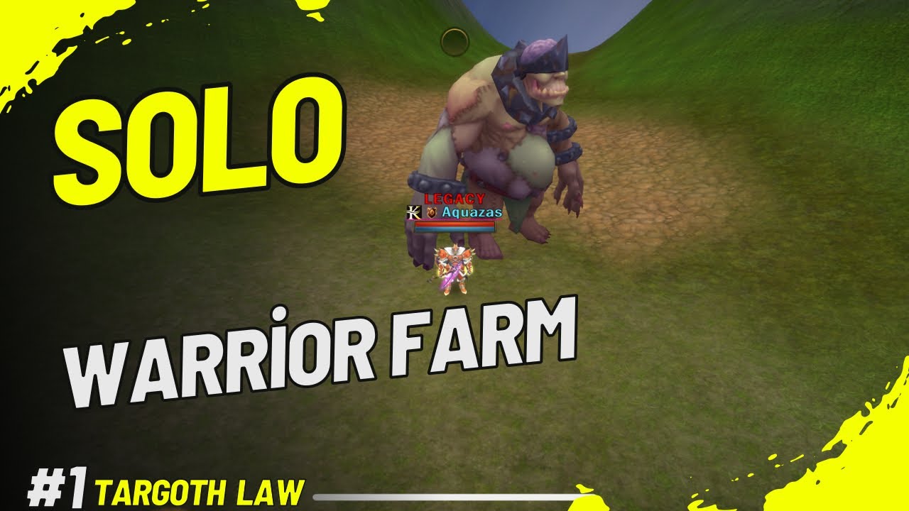 Nowa Online World ~ 1 Saat Targoth Law Farmı Ne Kadar Kazandırır?? ~ Solo Warrior Farm #1