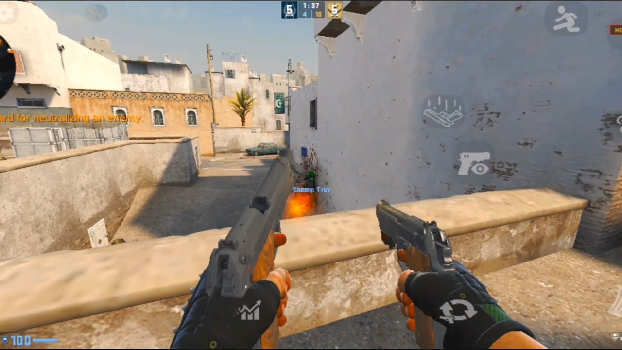 CSSO 1.0 Mobile | Dust2 - Competitive (No Commentary)