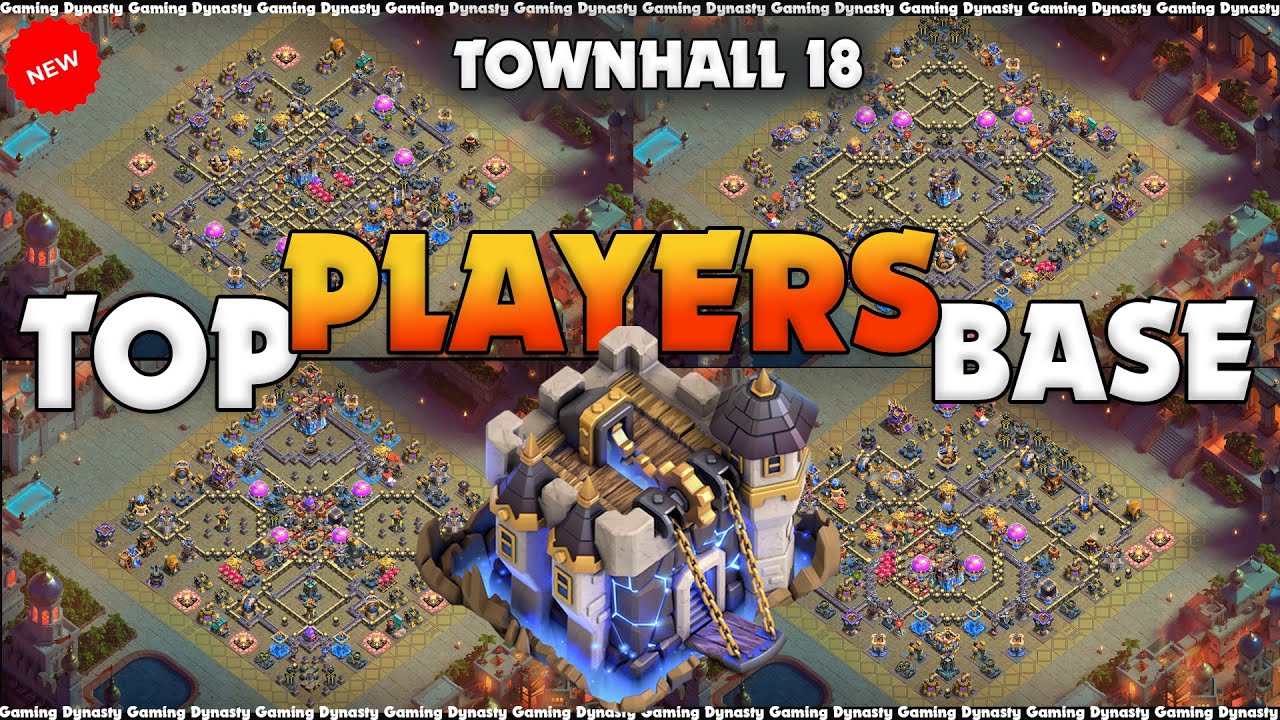 Best TH18 Legend + E-Sports Base Ranked - Anti 3 star Th18 Defence - Push Base th18 base Links!