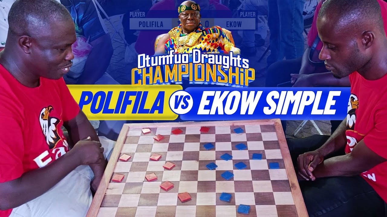 Polifila (Brong Ahofo) vs Ekow Simple (Western) -Otumfou Draughts Championship 2025 - Quarter Final