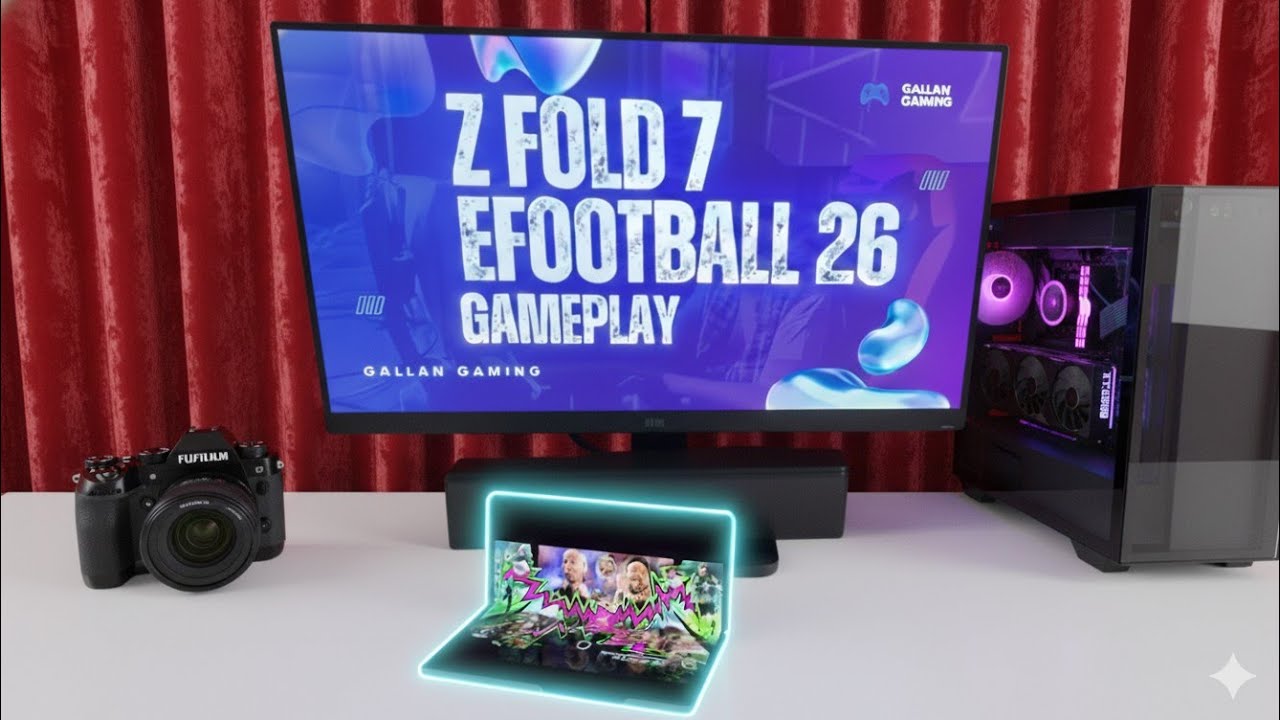 Z FOLD 7 EFOOTBALL 2026 GAMEPLAY